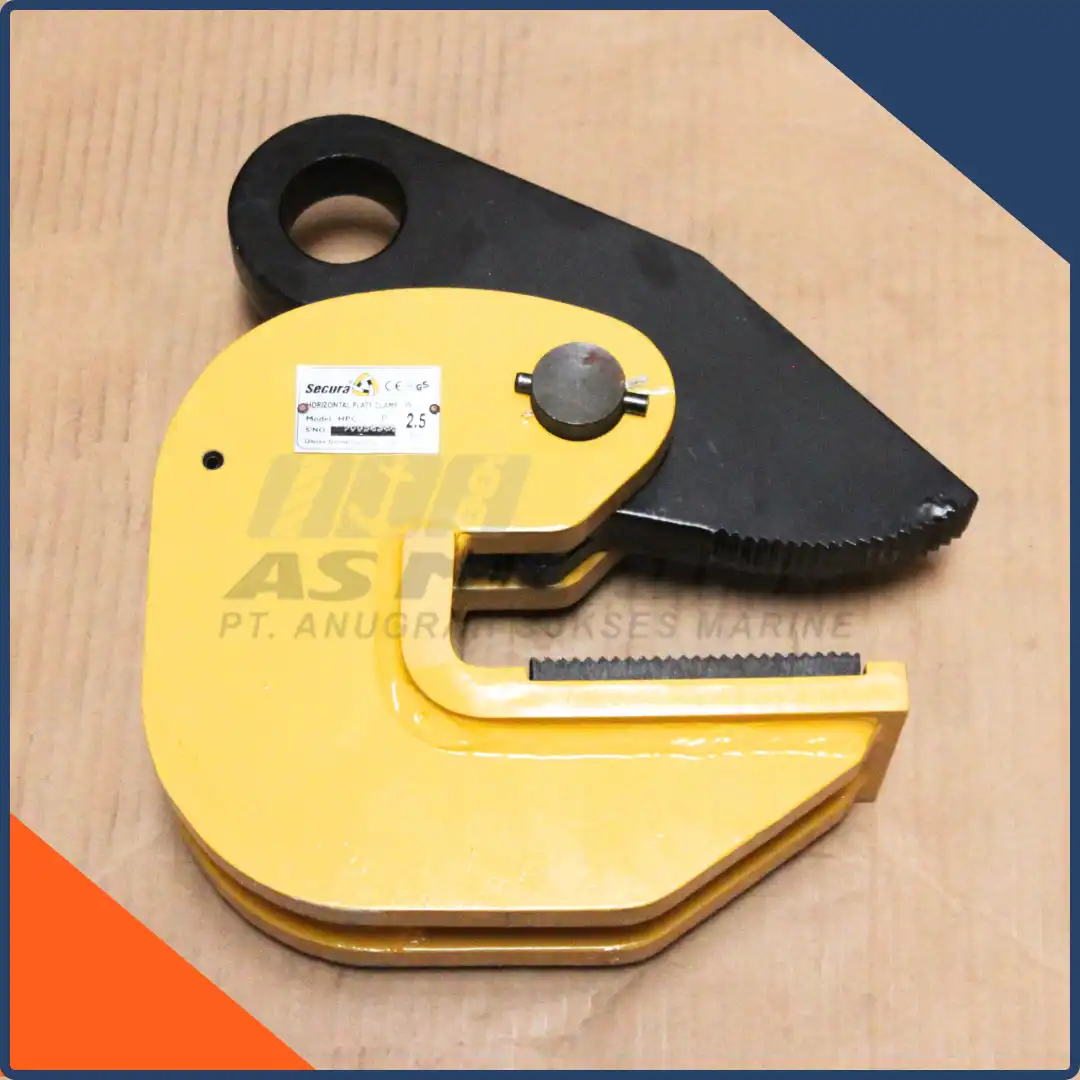 Secura Horizontal Plate Clamp SHC/A2 Lifting Clamp 2.5 Ton